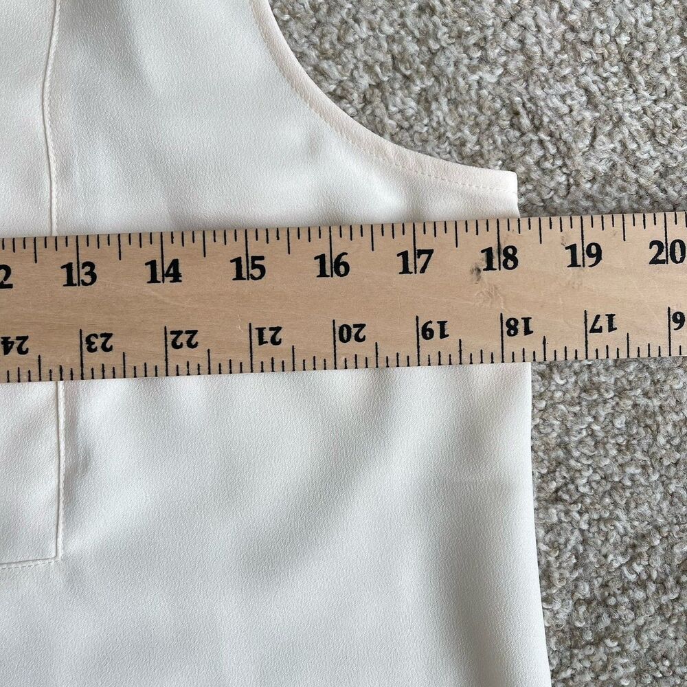 NWT J.Crew Ruffle Trim Crepe Coquette Preppy Career Office Top Blouse 2 Ivory - Picture 7 of 11